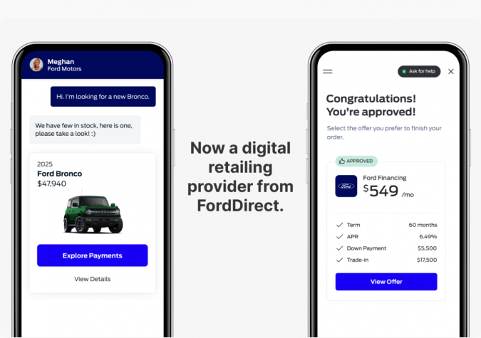 Gubagoo is now a digital retailing provider from FordDirect