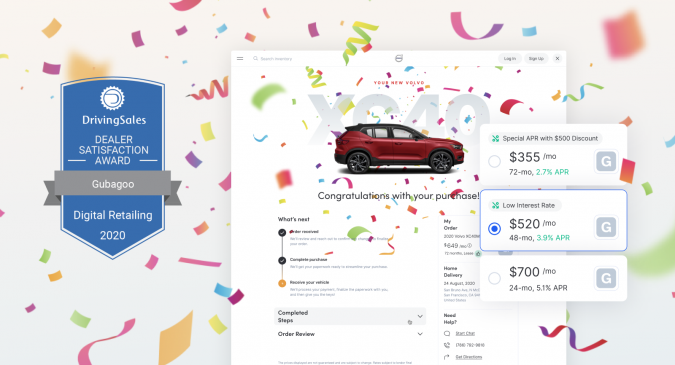 Gubagoo Driving Sales Award – VR