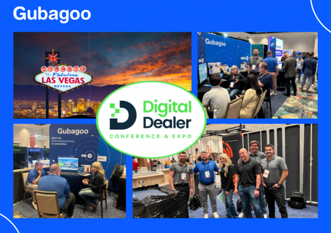Collage of photos from Gubagoo's trip to Digital Dealer 2025 